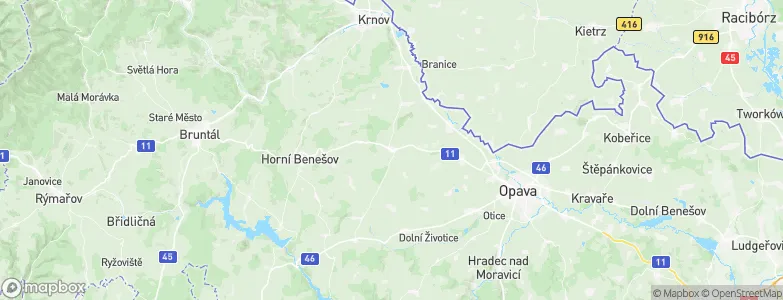Velké Heraltice, Czechia Map