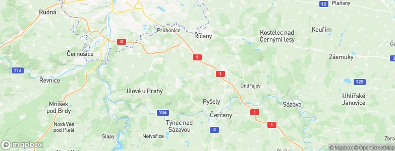 Velké Popovice, Czechia Map
