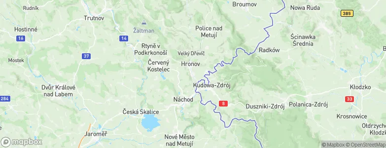 Velké Poříčí, Czechia Map