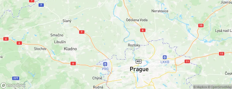 Velké Přílepy, Czechia Map