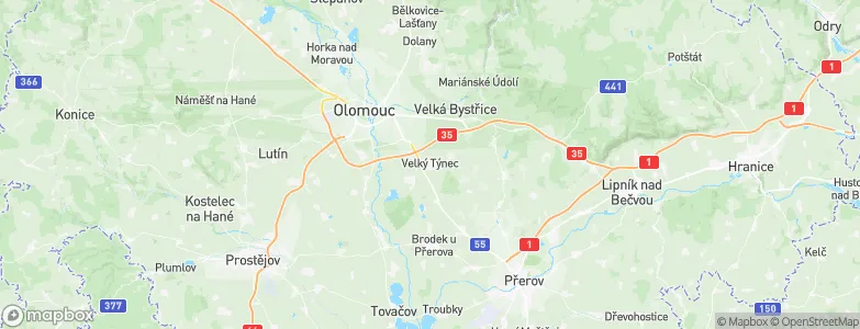 Velký Týnec, Czechia Map