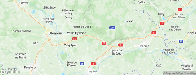 Velký Újezd, Czechia Map