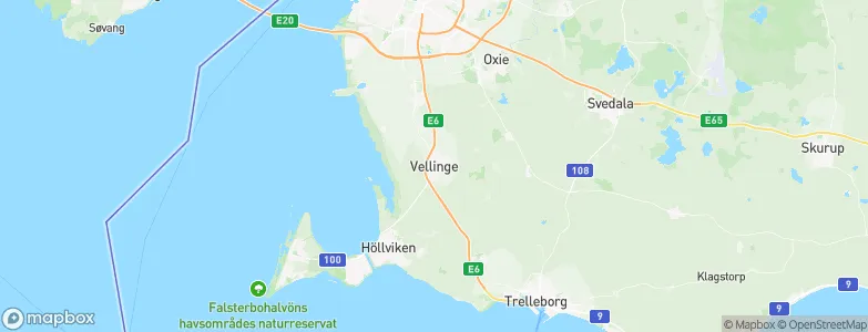 Vellinge, Sweden Map