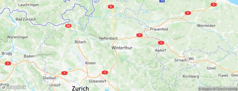 Veltheim (Kreis 5) / Blumenau, Switzerland Map