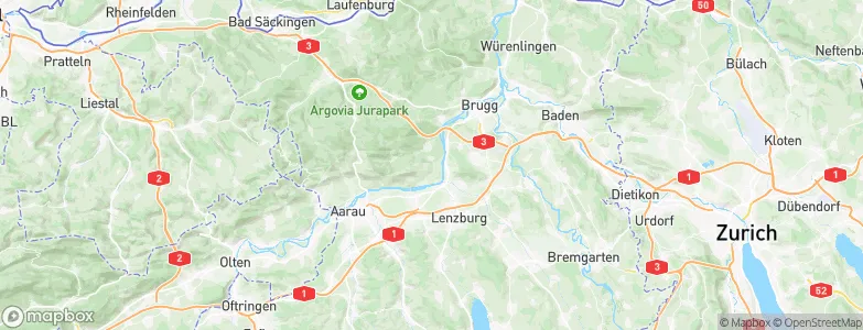 Veltheim, Switzerland Map