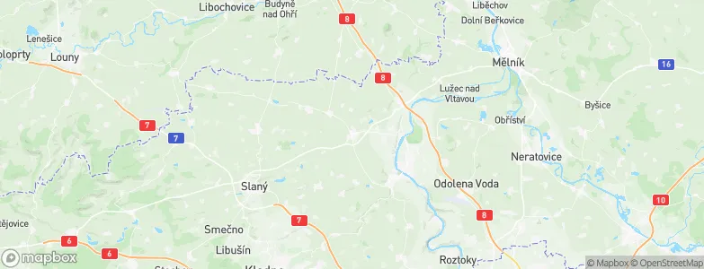 Velvary, Czechia Map