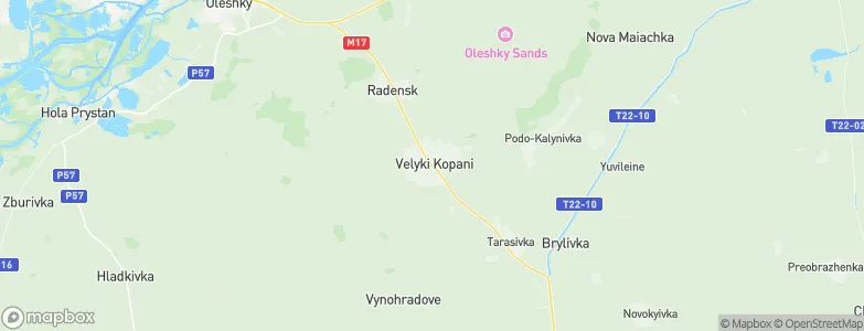 Velyki Kopani, Ukraine Map
