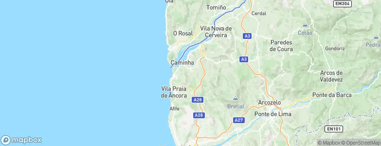 Venade, Portugal Map