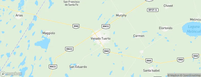 Venado Tuerto, Argentina Map