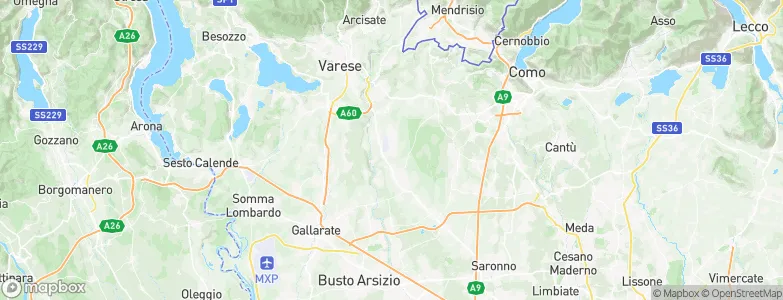 Venegono Inferiore, Italy Map