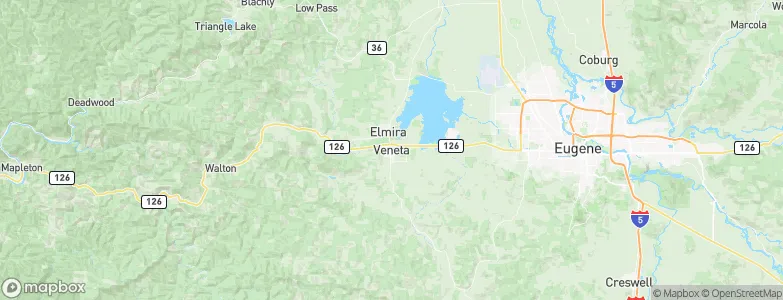 Veneta, United States Map