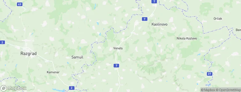 Venets, Bulgaria Map