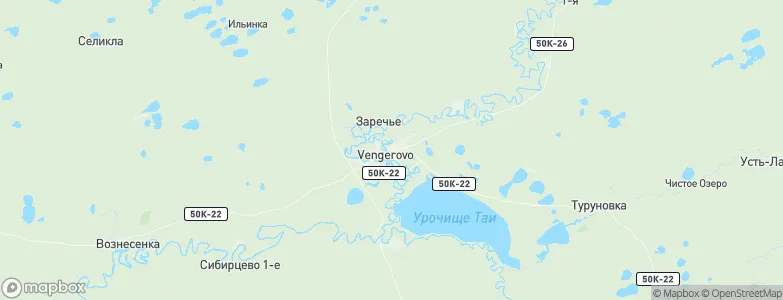 Vengerovo, Russia Map