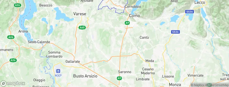 Veniano, Italy Map