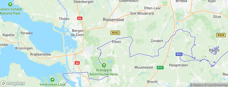 Venitiaanseheide, Belgium Map