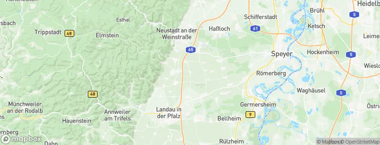 Venningen, Germany Map