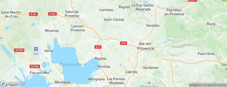 Ventabren, France Map