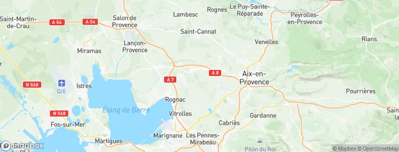 Ventabren, France Map