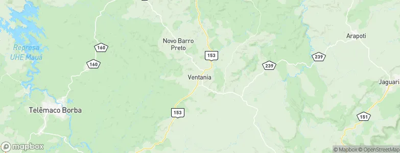 Ventania, Brazil Map