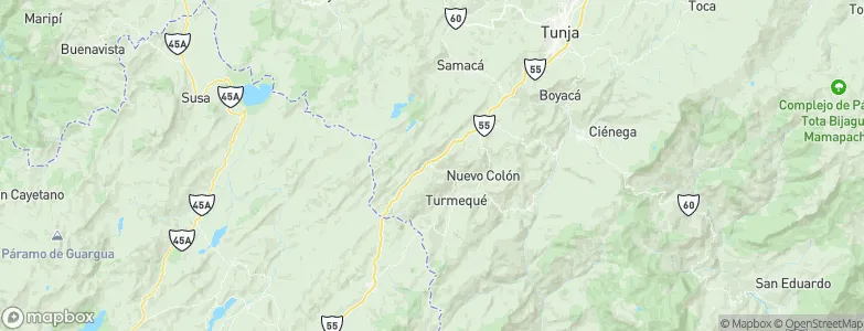 Ventaquemada, Colombia Map