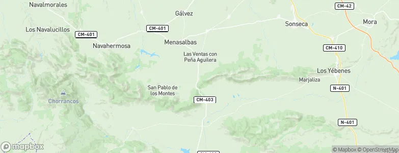 Ventas con Peña Aguilera, Las, Spain Map