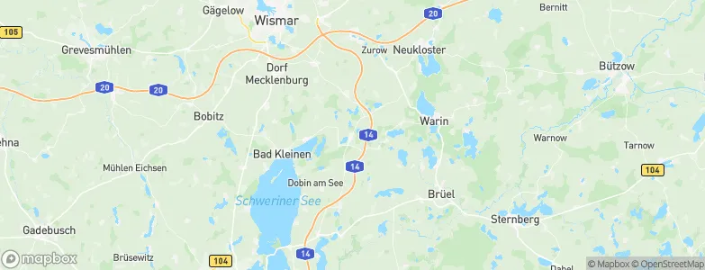 Ventschow, Germany Map