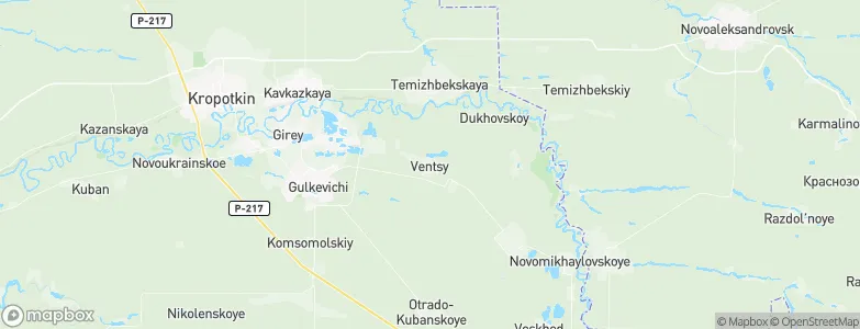 Ventsy, Russia Map