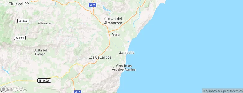 Vera, Spain Map
