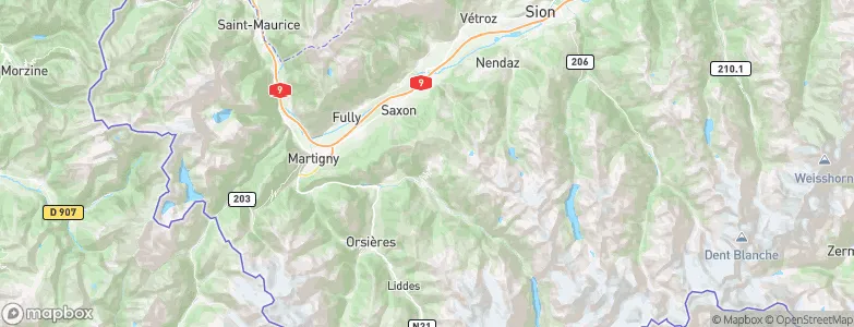 Verbier, Switzerland Map