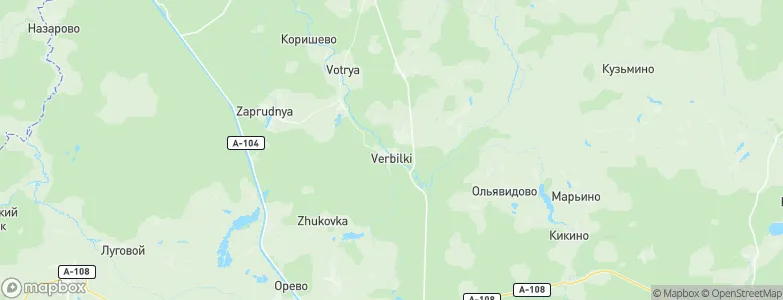 Verbilki, Russia Map