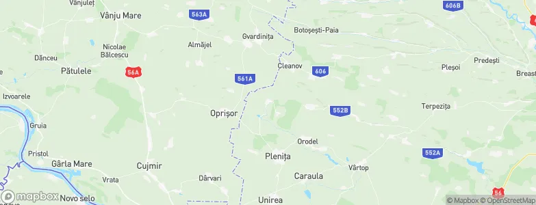 Verbiţa, Romania Map