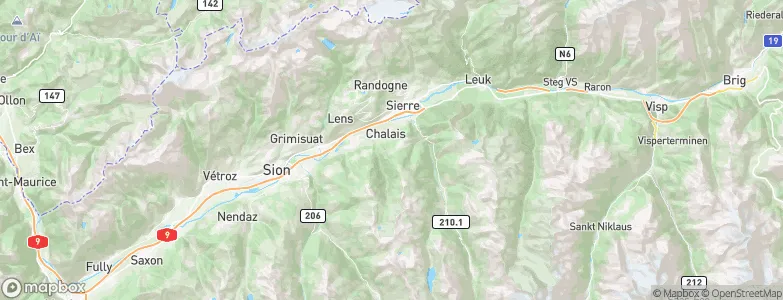 Vercorin, Switzerland Map