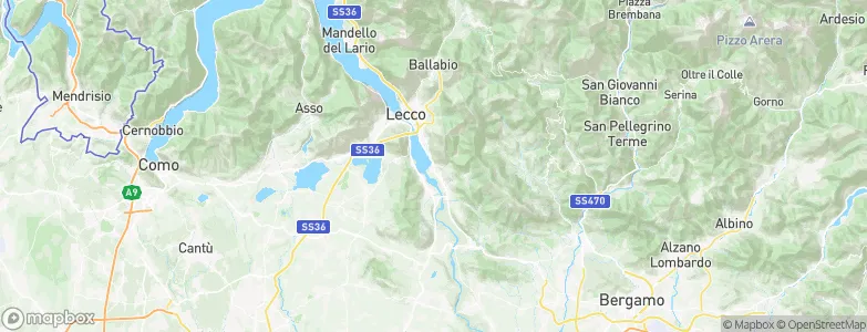 Vercurago, Italy Map
