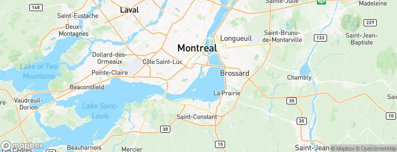 Verdun, Canada Map