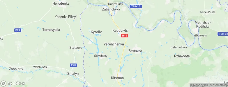 Verenchanka, Ukraine Map