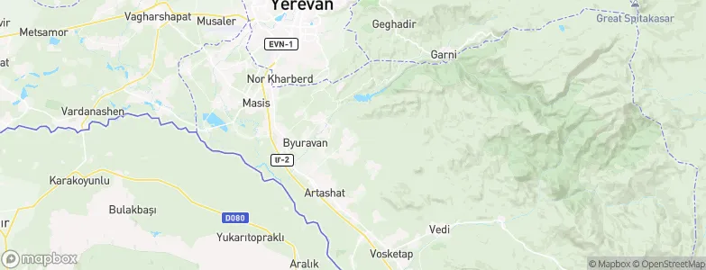 Verin Dvin, Armenia Map