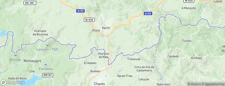 Verín, Spain Map