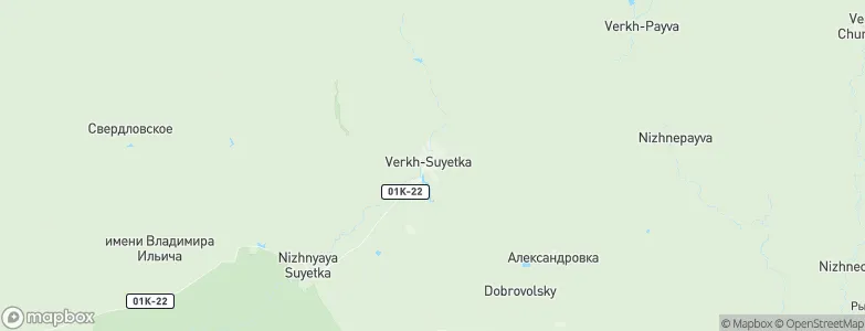 Verkh-Suetka, Russia Map