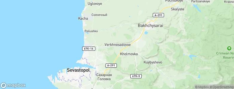 Verkhnesadovoye, Ukraine Map