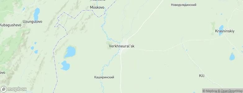 Verkhneural'sk, Russia Map