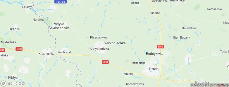 Verkhniachka, Ukraine Map