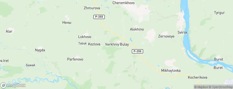 Verkhniy Bulay, Russia Map