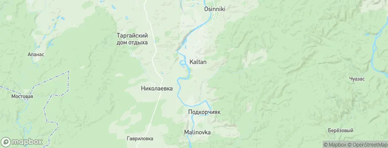 Verkhniy Kaltan, Russia Map