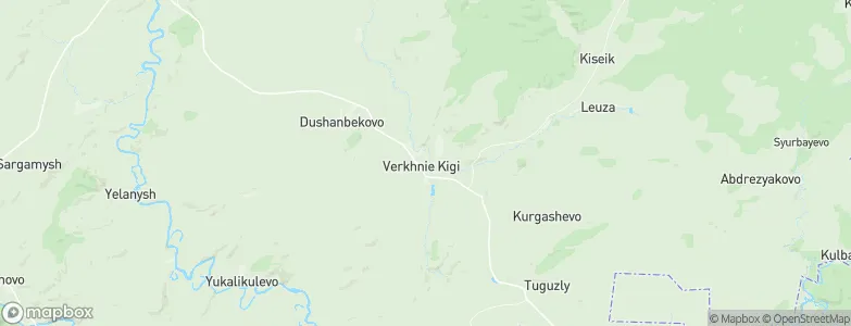 Verkhniye Kigi, Russia Map