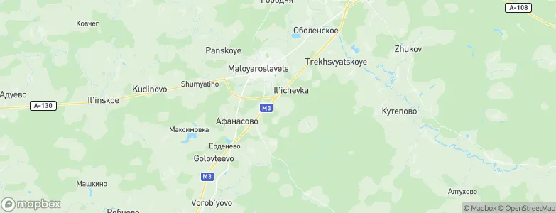Verkhov’ye, Russia Map
