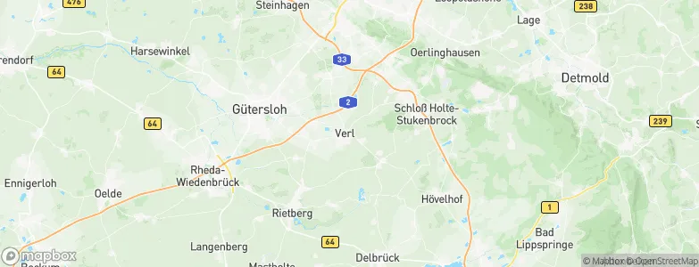 Verl, Germany Map