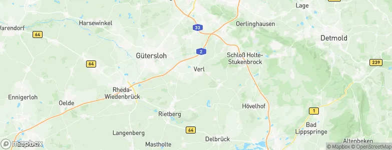 Verl, Germany Map