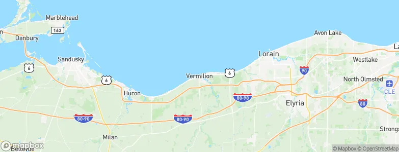 Vermilion, United States Map