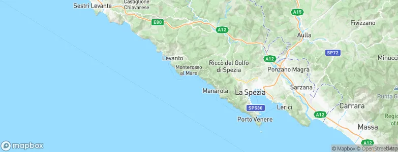 Vernazza, Italy Map