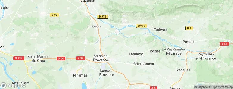 Vernègues, France Map